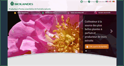 Desktop Screenshot of biolandes.com